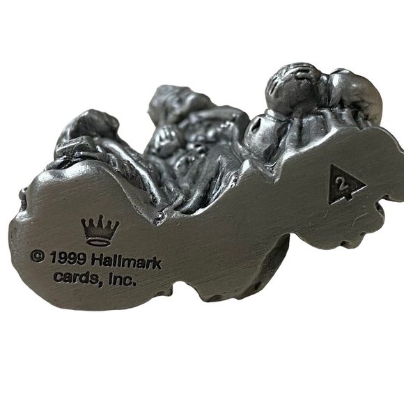 Hallmark Keepsake Miniature Ornaments The Nativity Series 1999 Fine Pewter - Picture 6 of 7